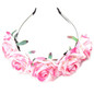 New Flower Garland Floral Bride Headband Hairband Wedding Party Prom Festival Decor Princess Floral Wreath Headpiece BZ678647