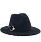 Hawkins Felt Wide Brim Fedora Hat