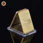 Replica Gold Bar Germany Color Map Bundesrepublik 24K Gold Bar Coin Free Luxury Display Frame
