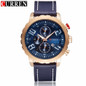 Relogio Masculino Curren Watches Men Brand Luxury Leather Gold Quartz Watch Men's Fashion Casual Sport Clock Male Wristwatches