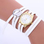 Relogio Feminino Fashion PU Leather Bracelet Watches Weaving Lady Women Wrist Watch Creative Mar23