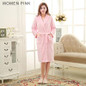 Hot Selling Lovers Classic Silk Soft Long Bathrobe Men Kimono Bath Robe Mens Flannel Warm Dressing Gown Luxury Hotel Coral Robes