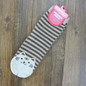 HoT 3D animals style striped fashion cartoon socks women 3D cat footprints Cute Cotton Socks
