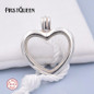FirstQueen Brand Floating Necklace 100% Silver Floating Locket Fits Pandora Necklace &amp; Pendant 925 Sterling Silver Fine Jewelry