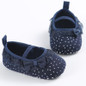 First Walker Newborn White Bowknot Dot Baby Girl Lace Shoes Baby Shoes Toddler Prewalker Anti-Slip Shoe