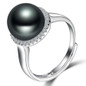 Feige 10-11mm Freshwater Pearl Rings for Women Bride Jewelry 925 Sterling Silver Ring Wedding Engagement Jewelry Fine Jewelry