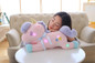 Big Luminous Pillow 55CM Unicorn Led Light Green Pink Unicorn Horse Plush Stuffed Animals Toys Girl Toy Birthday Christmas Gift