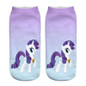 Unicorn Print 3D Socks Women Kawaii Ankle Licorne Chaussette Femme Calcetines Mujer Cute Art Socks For Female