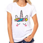Unicorn T-shirt For womens 2018 Kawaii New women's Tshirt unicornio Clothing harajuku tumblr Funny T Shirt Top Tee