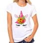 Unicorn T-shirt For womens 2018 Kawaii New women's Tshirt unicornio Clothing harajuku tumblr Funny T Shirt Top Tee