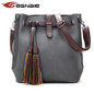 Vintage Women Bucket Bag Leather Messenger Bags Handbags Women Famous Brands Designer Female Shoulder Tassel Bag bolsas sac