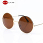Vintage Round Sunglasses For Women Men Mirrored Glasses Retro Female Male Sun Glasses Men's Women's Brand Designer