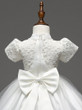 vintage lace flower girl dresses for weddings high neck white communion dress real photo pageant dresses for little girls
