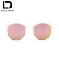 DOLCE VISION Female Vintage Sunglasses Women Silver Mirror Sun Glasses For Women Brand 2017 Retro Lunette Oculos Ladies