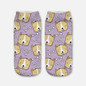 Dog Socks 3D Printing Female Socks Women Low Cut Ankle Socks Calcetines Mujer Casual Hosiery Printed Sock 707