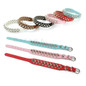 Dog Harness Puppy Dogs Collar Bell PU Leather Rivet Spiked Studded Cat Supply Collars Pet Adjustable Neck Strap Pet Products