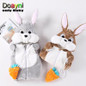 Doayni Baby 2018 Winter Velour Vest For Baby Novelty Rabbit Hooded Thick Warm Plus Cotton Clothing Infant Unisex Carrots bags