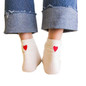 Socks harajuku Funny socks calcetines mujer kawaii novidades chaussette femme Womens Heart Printed Cotton calcetines mujer