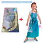 snow queen elsa dress baby girls Cosplay Dress Costume princess anna Dress Kids clothes Halloween Christmas dress for child