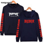 Justin Bieber Purpose Tour Print Hoodie Men Hip hop Streetwear Fleece Cotton Pullover WORLD TOUR Special Sweatshirt Women XXXL
