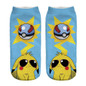 % New Arrival Kawaii Harajuku Pokemon Pikachu Socks 3D Printed Cartoon Women's Low Cut Ankle Socks Novelty Casual Socks Meias D