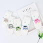 % New 3D Emoji Sock Meias Summer Autumn Harajuku Owl Socks 3D Print Animal Women's Low Cut Ankle Socks Cat Printed Unisex sock