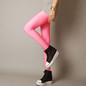 GOPLUS 2017 Solid Candy Color Neon Legging for Women High Waist Stretched Leggings Elastic Clothing Plus Size Ankle Length Pants