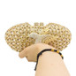 Gold Plated Women Rhinestones Animal Evening Clutch Bags Eagle Pattern Bridal Wedding Party Crystal Clutches Handbags Purses