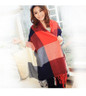 Fashion Wool Winter Scarf Women Spain Desigual Scarf Plaid Thick Brand Shawls and Scarves for Women