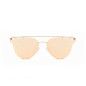 New Rose Gold Cat Eye Sunglasses Women Brand Designer Twin-Beams Mirror Sun Glasses Female Fashion Cateye Sunglasses Vintage