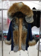 New Real Fur Long Fox Fur Coat Hooded Denim Jacket Outwear Thick Parkas Women Winter 2017 Natural Real Fox Fur Collar Coats