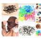 New Popular Rubber Hairband Rope Ponytail Holder Elastic Hair Band Ties Braids