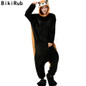 BIKIRUB Women's Adult Pajamas Cosplay Sleepwear Cute Raccoon Cartoon Animal Pajama Sets Female Winter Hooded Homewear Pyjama