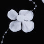 Wedding Bridal White Pearl Flower Garland Bridesmaid hairband Head band headband jewelry headwear accessories