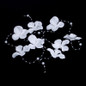 Wedding Bridal White Pearl Flower Garland Bridesmaid hairband Head band headband jewelry headwear accessories