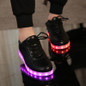 usb led shoes children's luminous shoes sneakers with kids light up shining glowing shoes for girls slippers lights schoenen