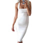 Bandage Dress Halter Strapless Summer Women Sexy Party Dresses Bodycon Sleeveless Knee-Length Club Dress Vestidos Femme GV649