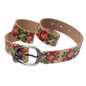Hot Fashion Genuine leather woman belt Pretty Floral strap for women jeans New wide female belts High quality Cow skin girdle
