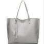 Fashion Tassel Women Shoulder Bags High Quality Soft Pu Leather Handbags Large Capacity Casual Tote Bags Ladies Bags Sac A Main