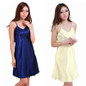 Fashion Summer Babydoll Women Night Dress Satin Chemises Slip Sexy Sleepwear Nightshirts