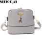 SMOOZA Women shoulder bags messenger bag women leather small shoulder bag famous brand cross body bag Deer Spliced Collision