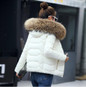 SMFOLW winter jacket women 2017 Fashion Cotton Padded Hooded Coat Parkas Female Wadded Outwear Fur Collar Slim Warm Jackets
