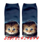 SLMVIAN Wholesale 3D Animal Cat Printed Socks For Men Women Cute Unisex Ankle Socks Women Socks Happy Casual Socks-002