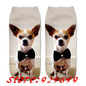 SLMVIAN New Lovely Dog pattern 3D Print Animal Women Socks Casual cartoon Socks Unisex Low Cut Ankle Socks-006