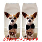 SLMVIAN New Lovely Dog pattern 3D Print Animal Women Socks Casual cartoon Socks Unisex Low Cut Ankle Socks-006