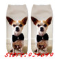 SLMVIAN New Lovely Dog pattern 3D Print Animal Women Socks Casual cartoon Socks Unisex Low Cut Ankle Socks-006
