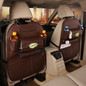 Leather Back Car Seat Organizer