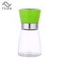 TTLIFE Stainless Steel Glass Pepper Mill Slim Fit Spice Salt Pepper Mill Grinder Seasoning Kitchen Tools Grinding for Cooking