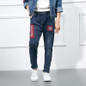 Trousers Boys Jeans 2018 Fashion Children Jeans for Boys,slim Fit Korean Childrens Jeans,baby Boys Pants Kids Boy Jeans