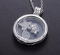 Floating Locket Medium Crystal Glass Necklace Sterling-Silver-Jewelry Necklace & Pendants Jewelry DIY Wholesale Necklace